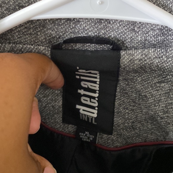 Black and gray jacket with pockets XL - Picture 2 of 8